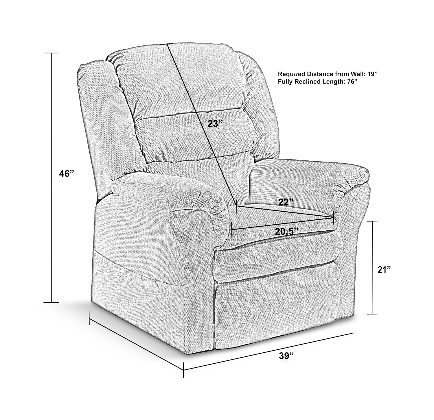 Kelly Power Lift Chair Recliner Coffee
