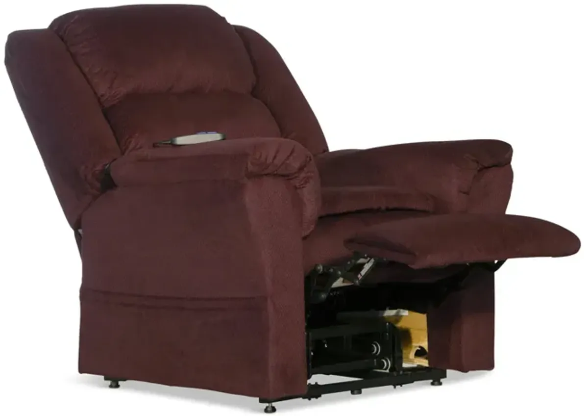 Kelly Power Lift Chair Recliner - Berry