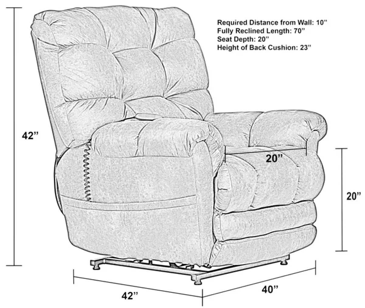 Oliver Dual Power Reclining Lift Chair - Sunset