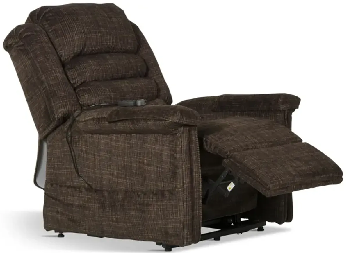 Soother Power Lift Chair Recliner - Chocolate
