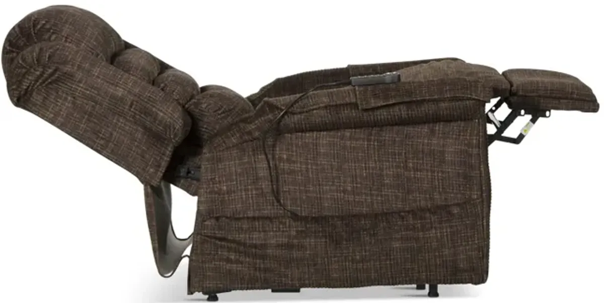 Soother Power Lift Chair Recliner - Chocolate