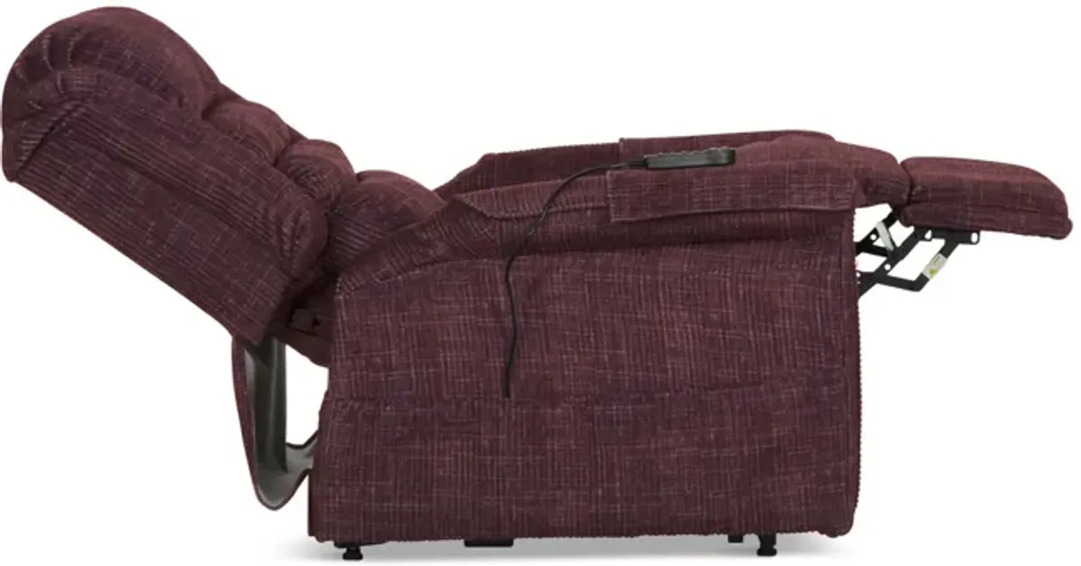 Soother Power Lift Chair Recliner - Wine