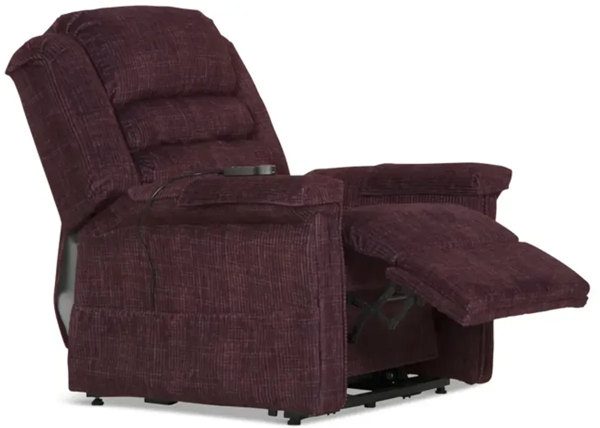 Soother Power Lift Chair Recliner - Wine