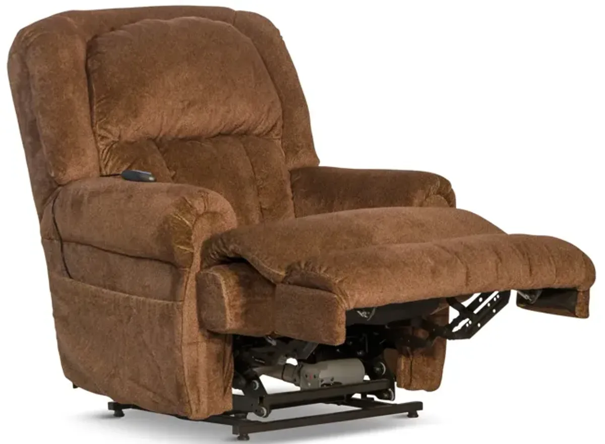 Burns Power Lift Chair Recliner - Spice