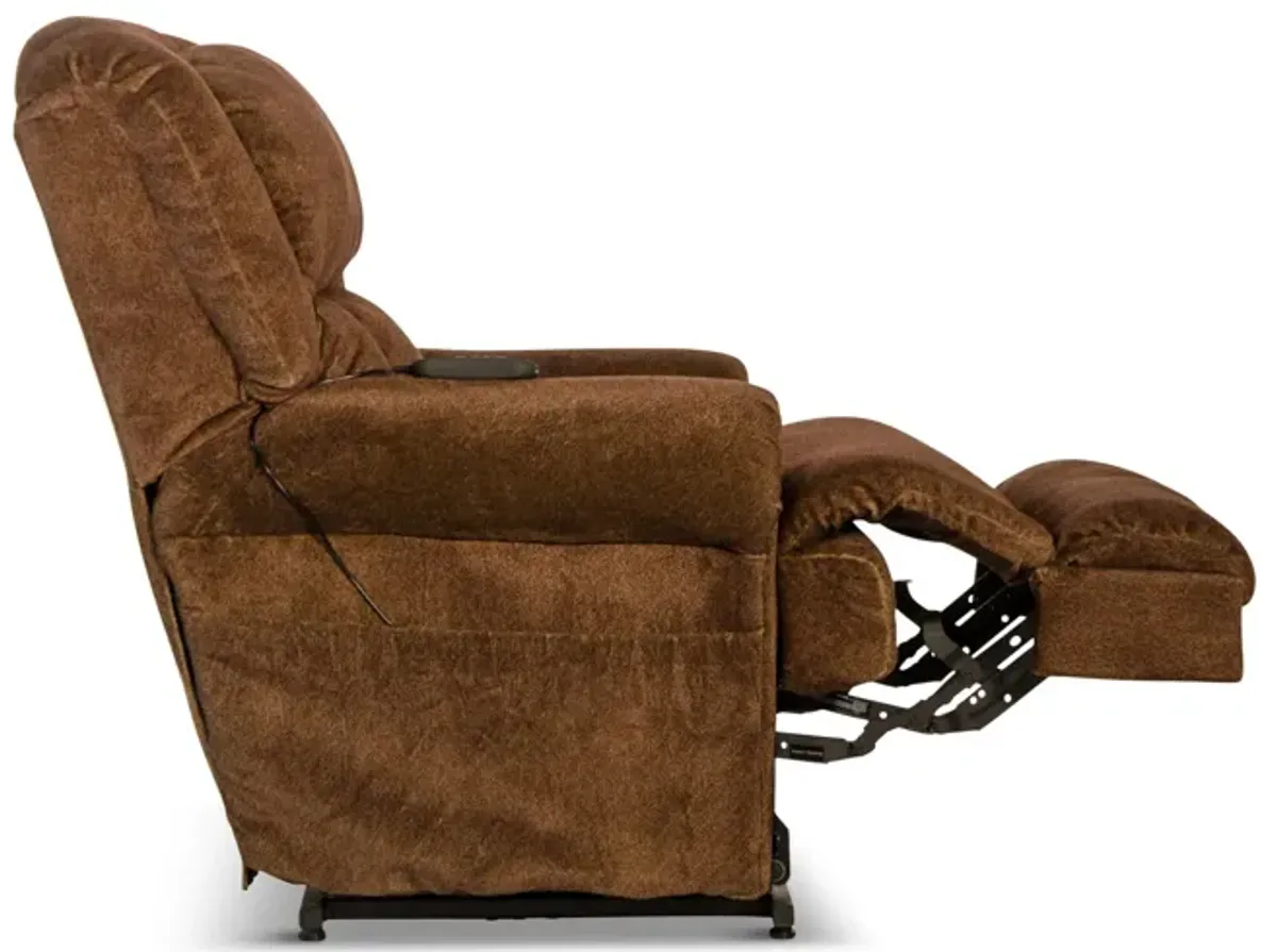 Burns Power Lift Chair Recliner - Spice