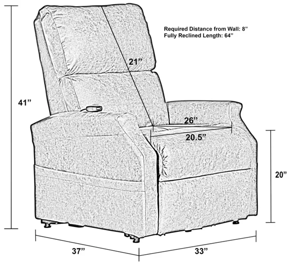 Tucker Power Lift Chair Recliner