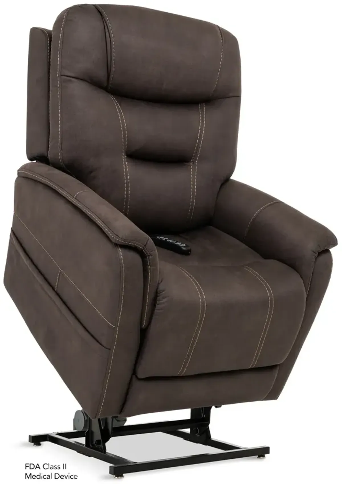 Zelda Power Lift Chair Recliner - Gunmetal