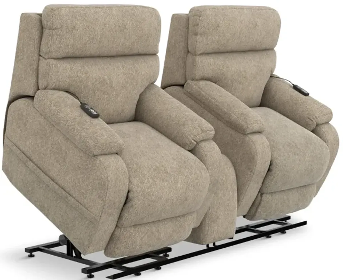 Hyde Dual Power Lift Loveseat with Console