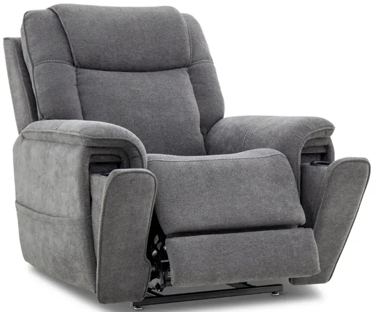 Timmy Power Lift Chair Recliner - Pewter