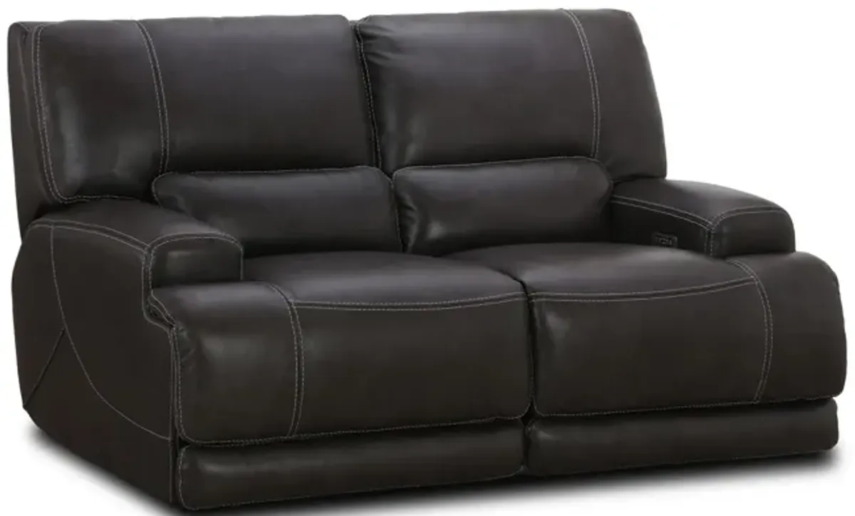 Valeur Leather Power Reclining Loveseat