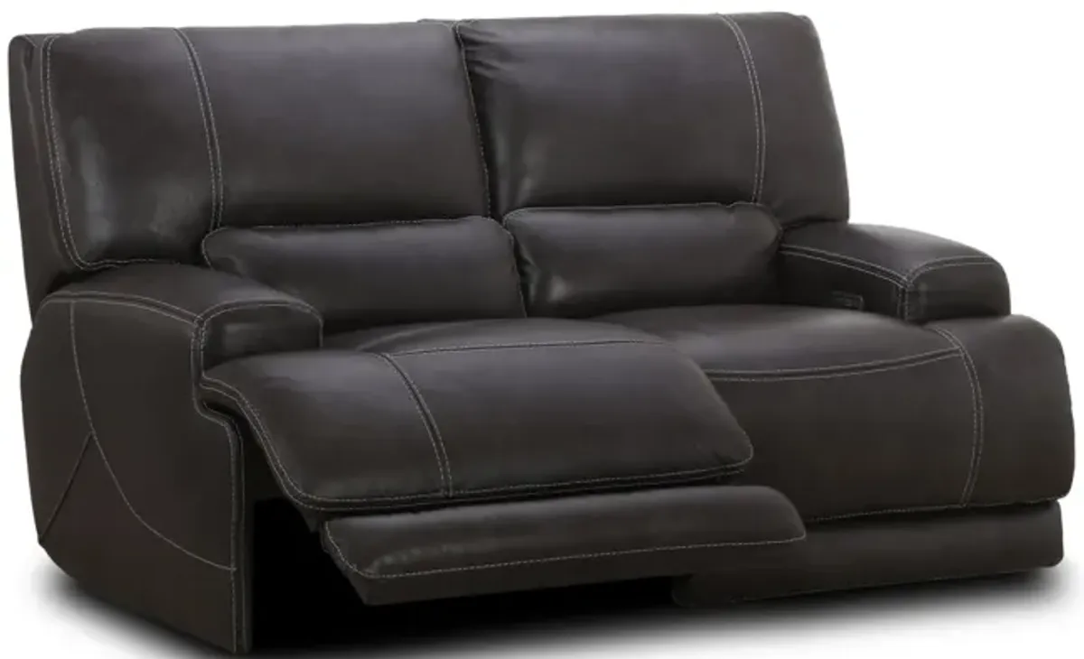 Valeur Leather Power Reclining Loveseat