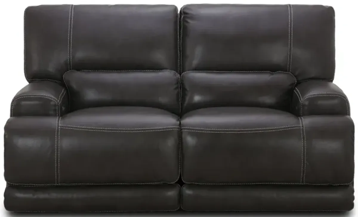 Valeur Leather Power Reclining Loveseat