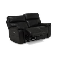 Powell Leather Power Reclining Loveseat