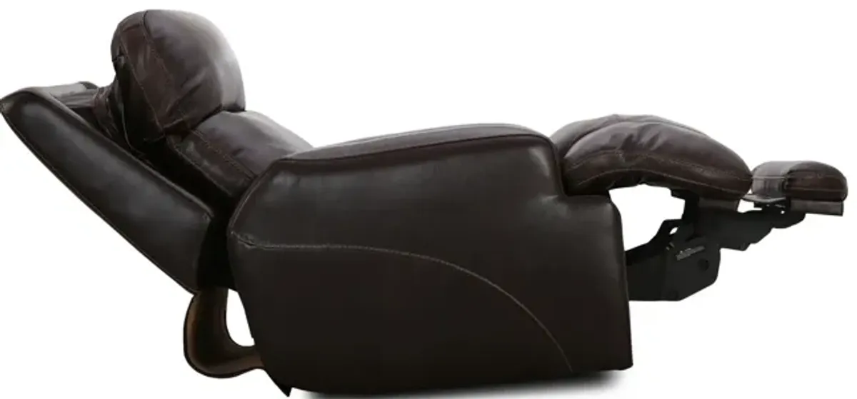 Bevo Leather Power Recliner