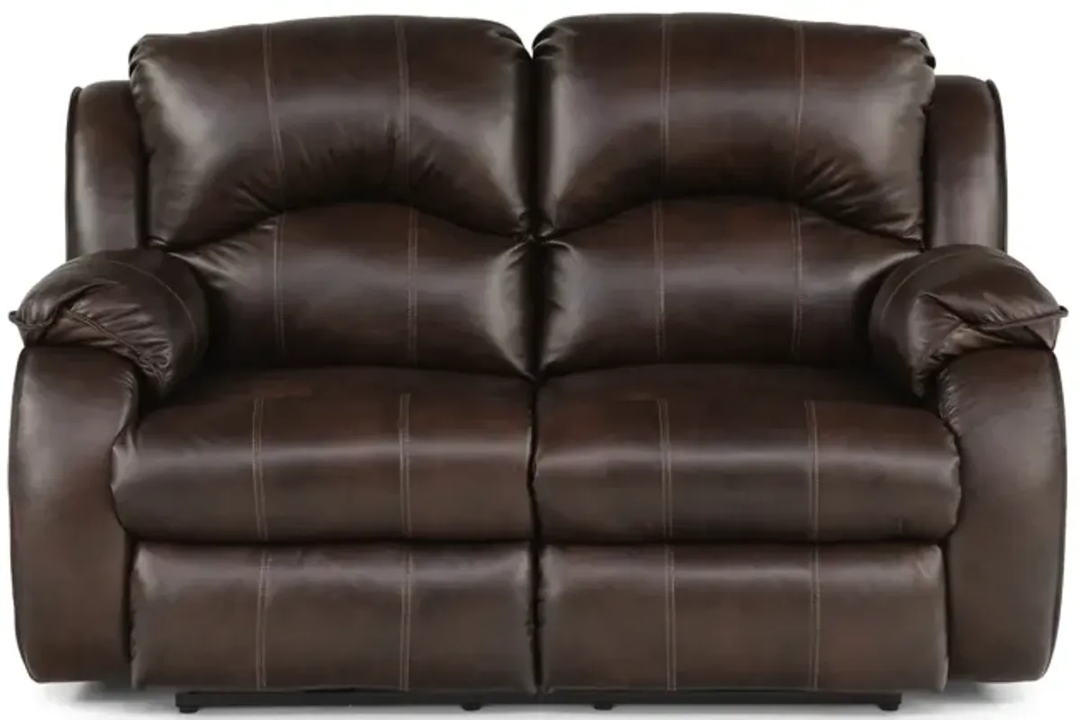 Sailor Leather Power Reclining Loveseat