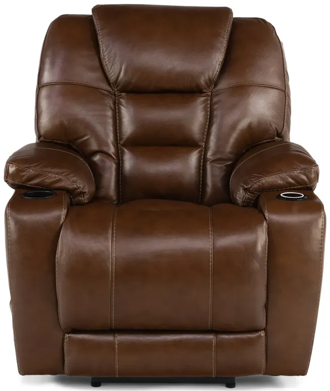 Custer Leather Power Recliner