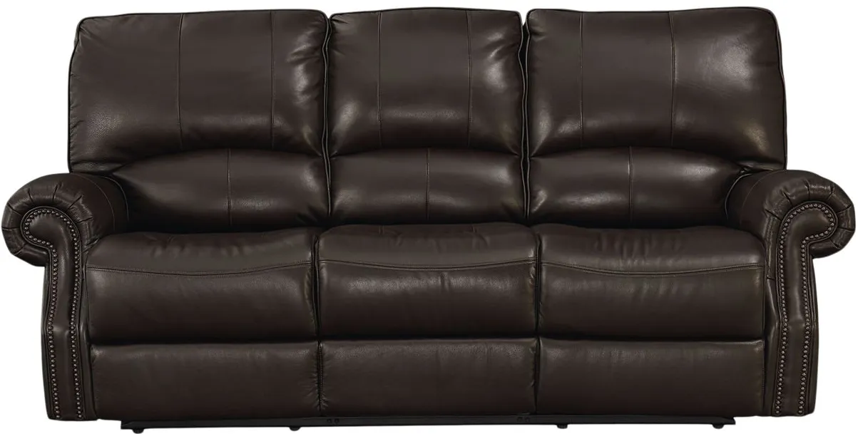 Prescott Power Reclining Leather Sofa