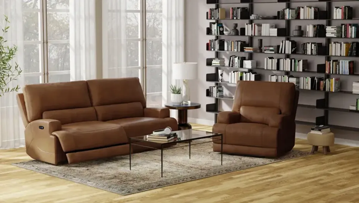 Robert Leather Power Reclining Sofa