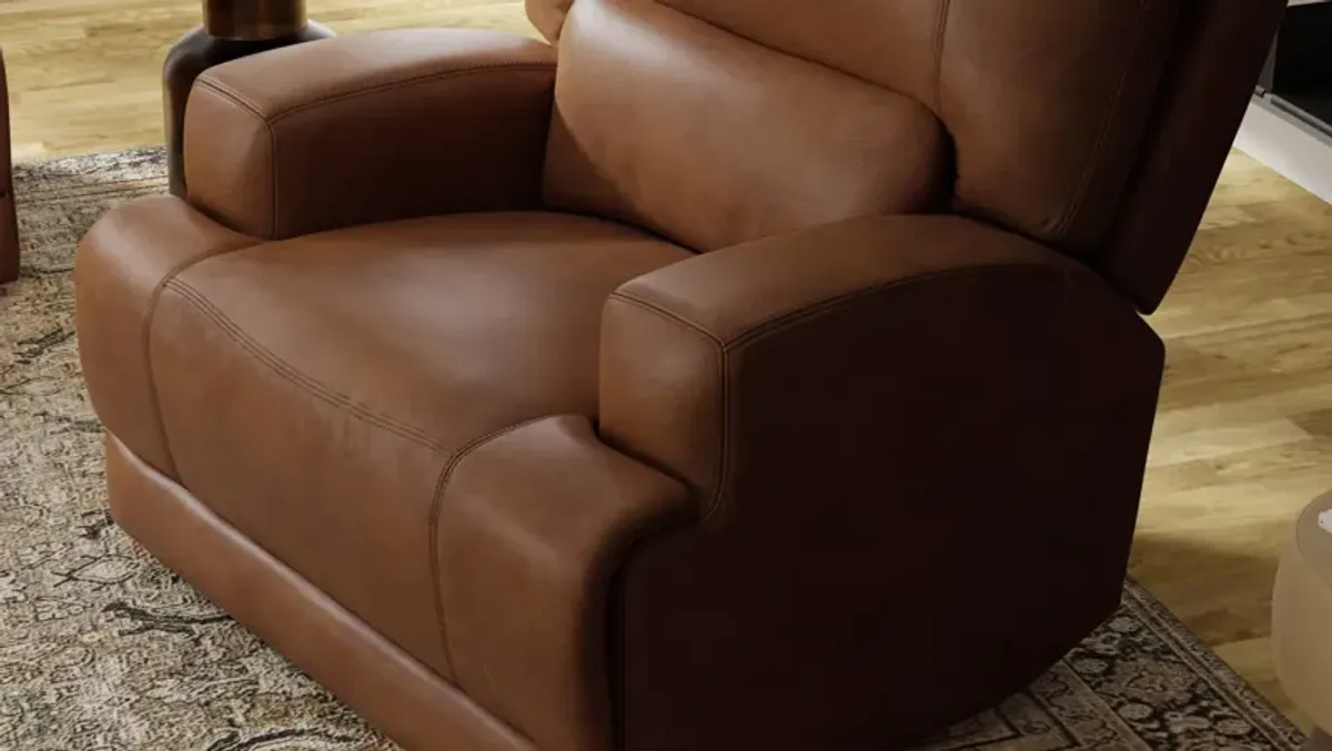 Robert Zero Gravity Leather Power Recliner