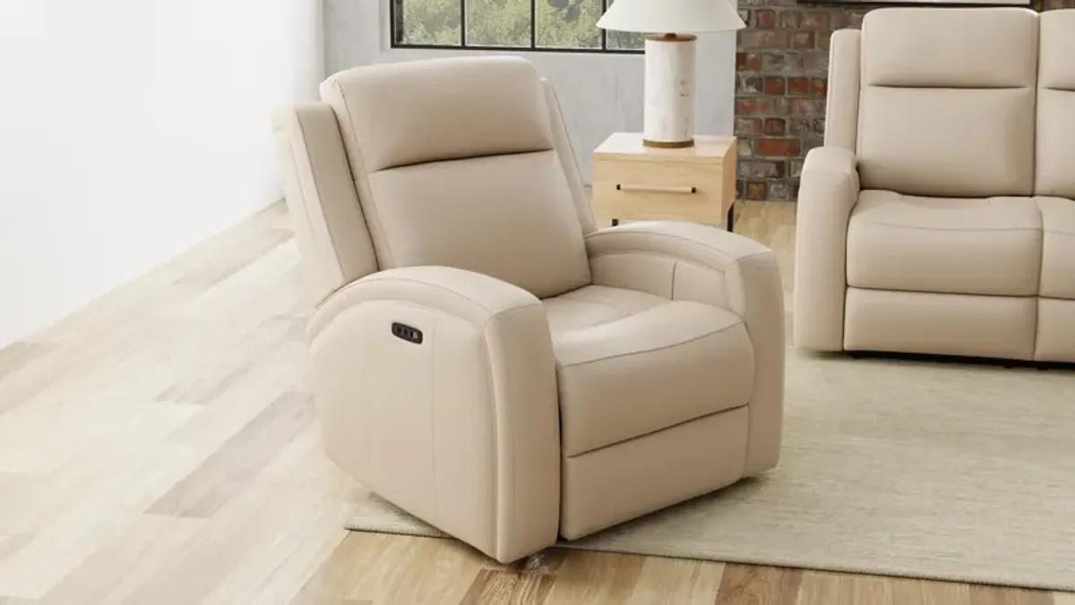 Andrew Zero Gravity Leather Power Recliner