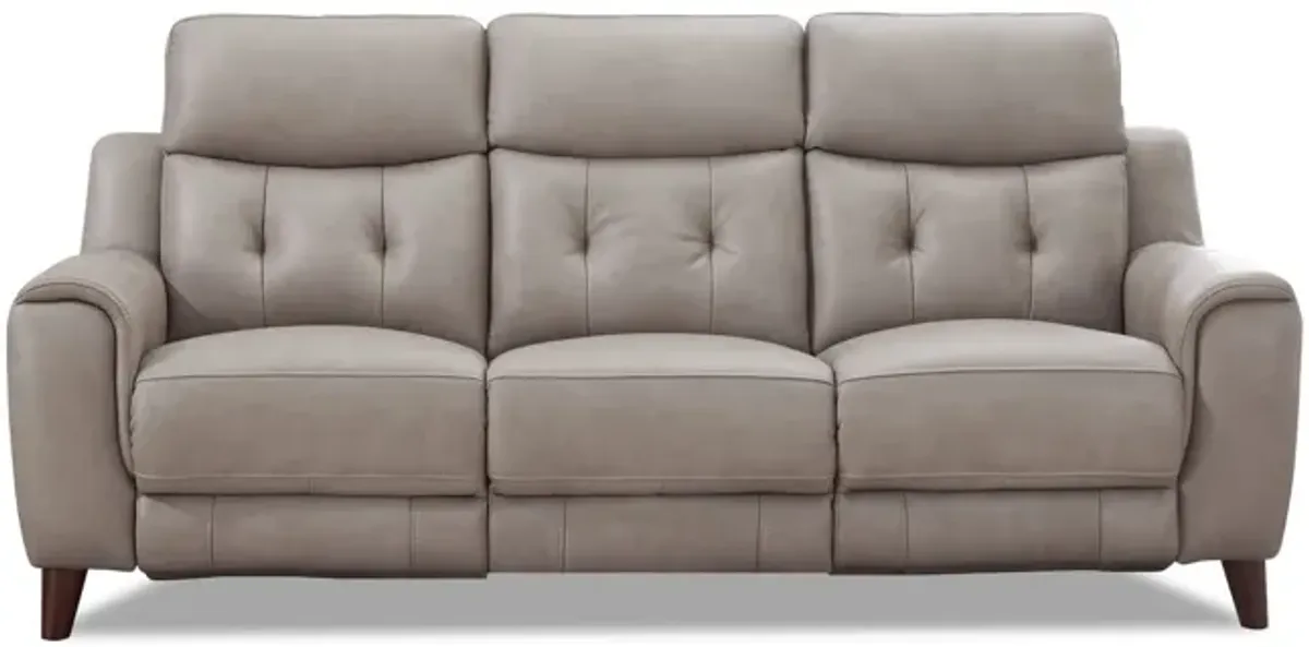 Mora Leather Power Reclining Sofa