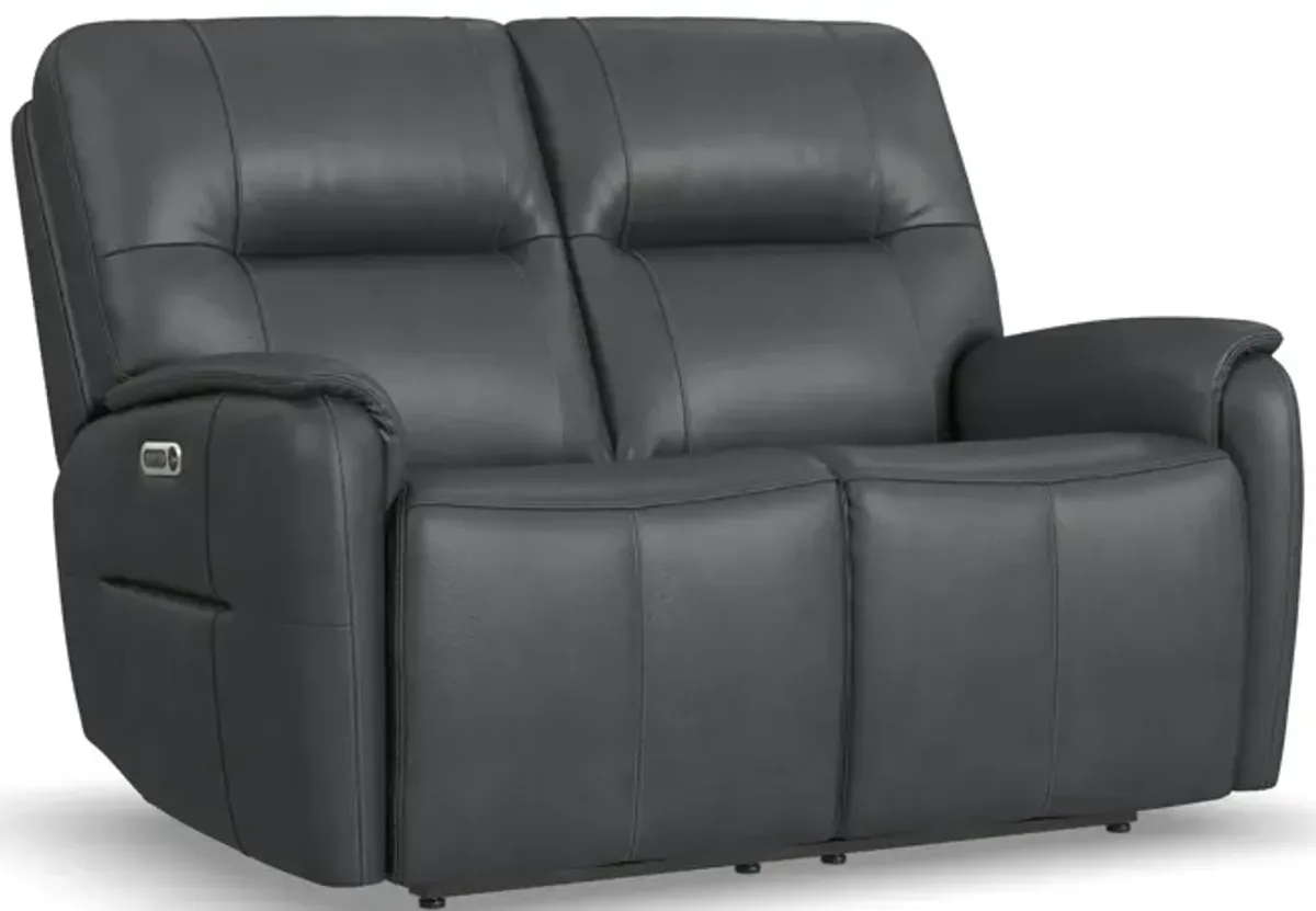 Wilson Leather Power Reclining Loveseat