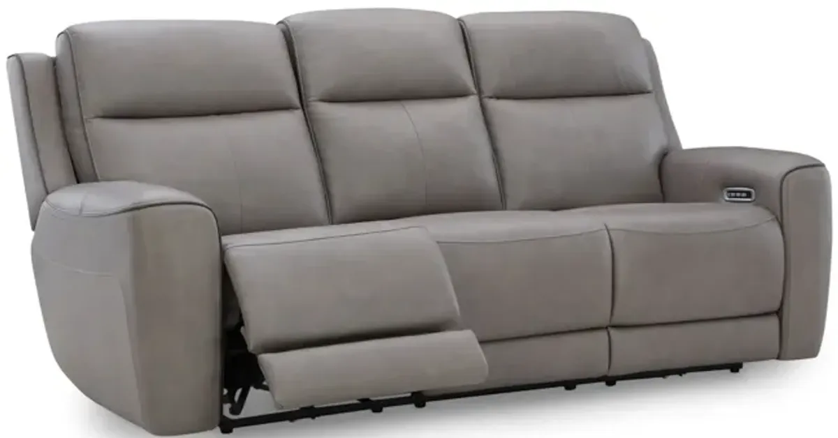 Campbell Leather Power Reclining Sofa