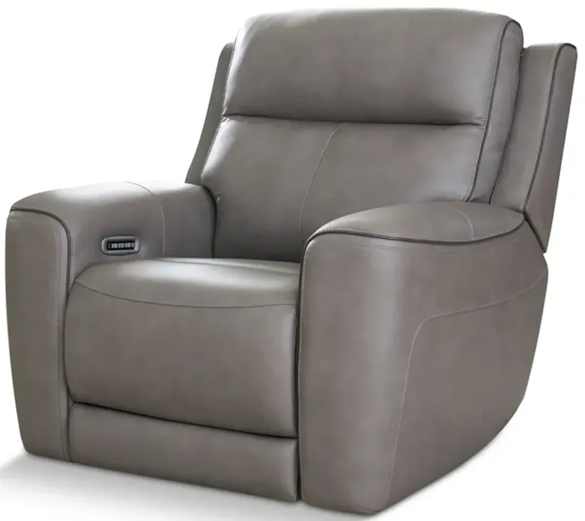 Campbell Leather Power Recliner 