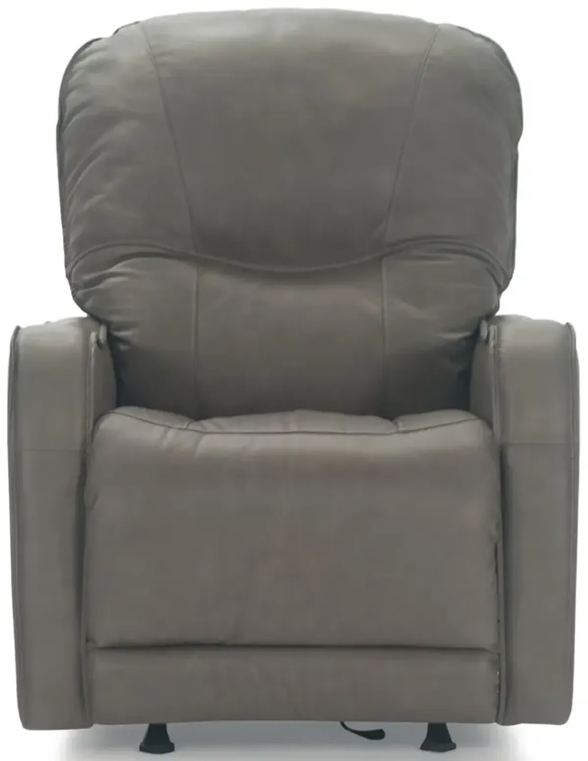 Yates Leather Power Rocker Recliner