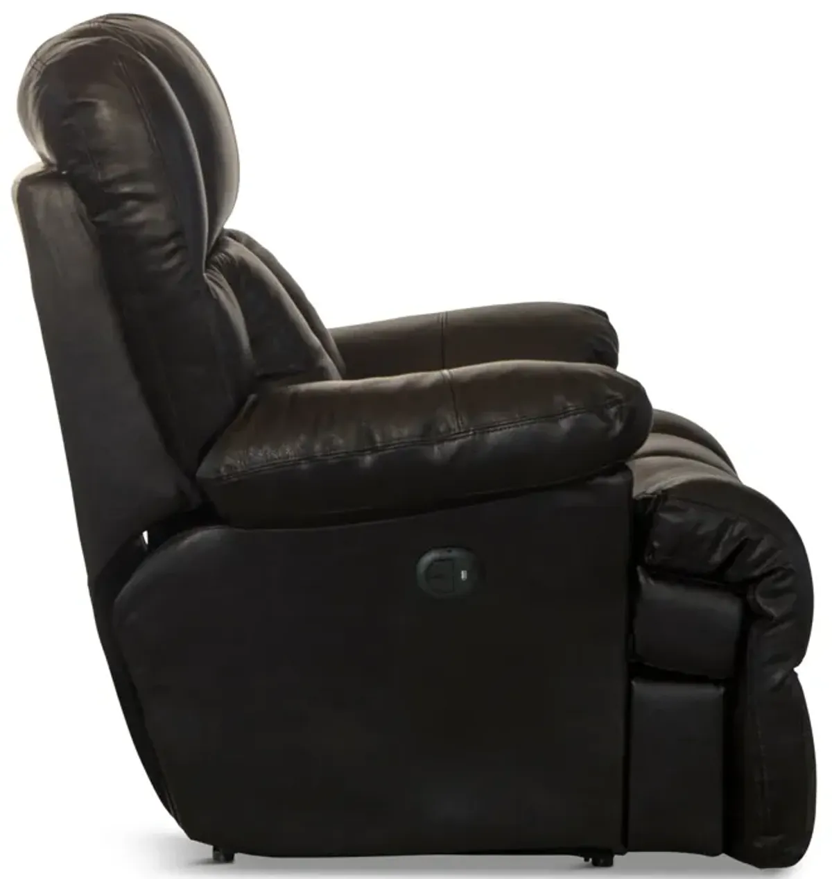 Regula Leather Lay Flat Power Recliner - Chocolate