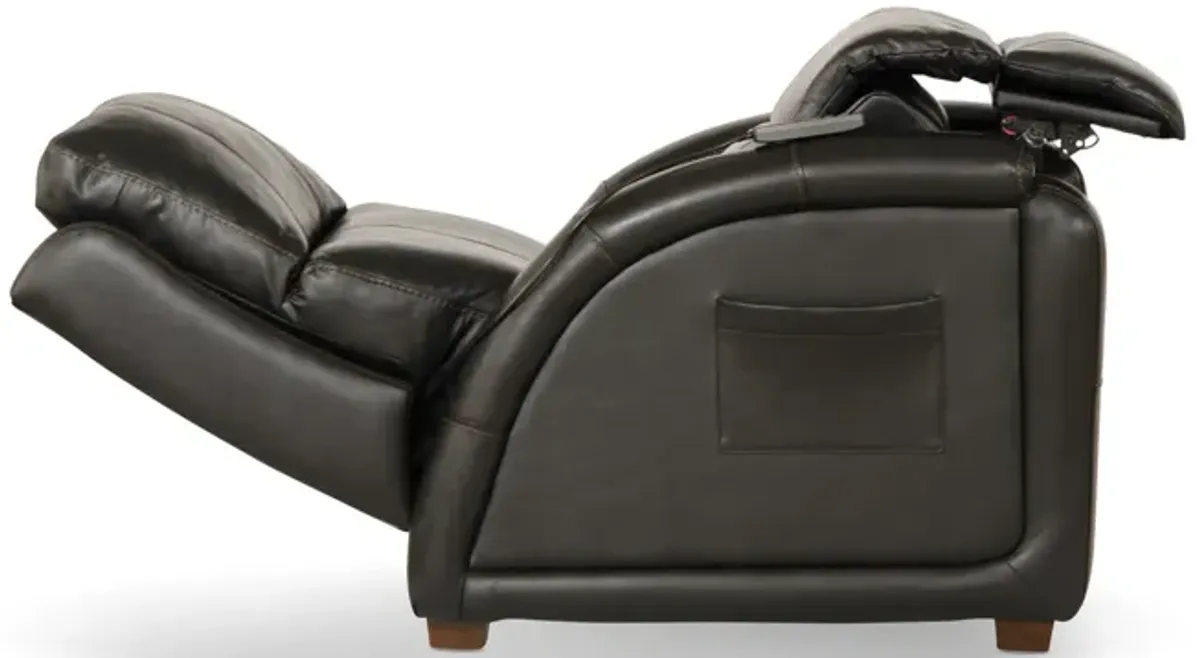 Jetson Zero Gravity Leather Power Recliner - Black