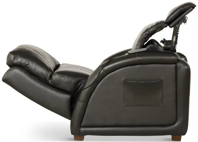 Jetson Zero Gravity Leather Power Recliner - Black