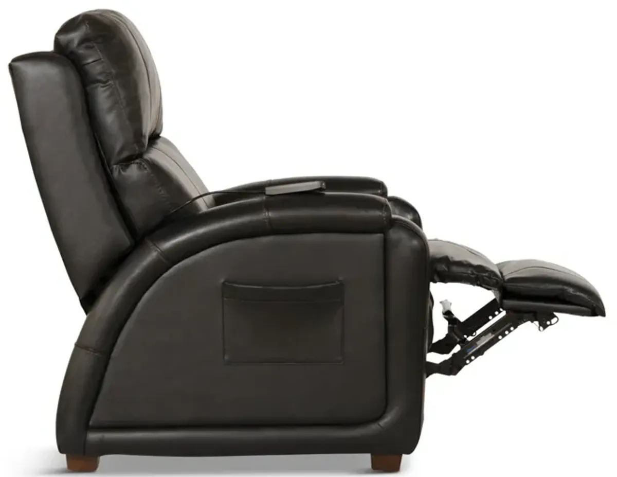 Jetson Zero Gravity Leather Power Recliner - Black