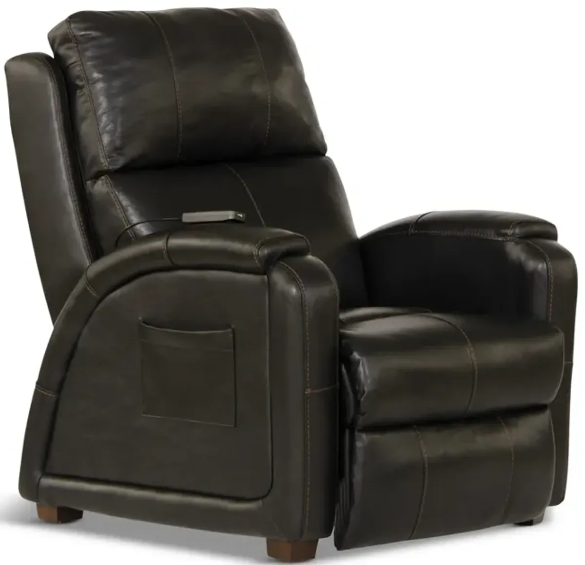 Jetson Zero Gravity Leather Power Recliner - Black