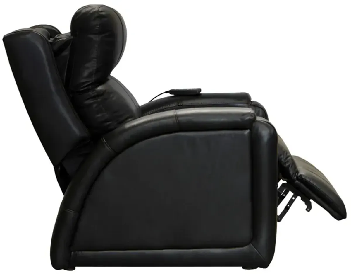 Jetson Zero Gravity Leather Power Recliner - Black