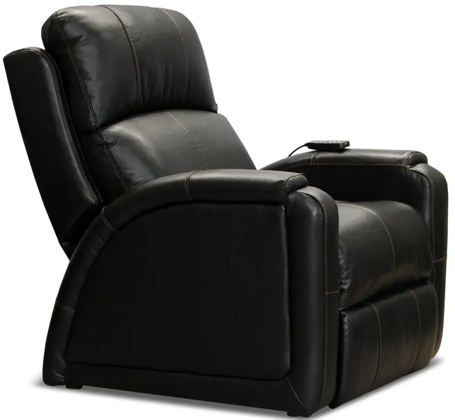 Jetson Zero Gravity Leather Power Recliner - Black