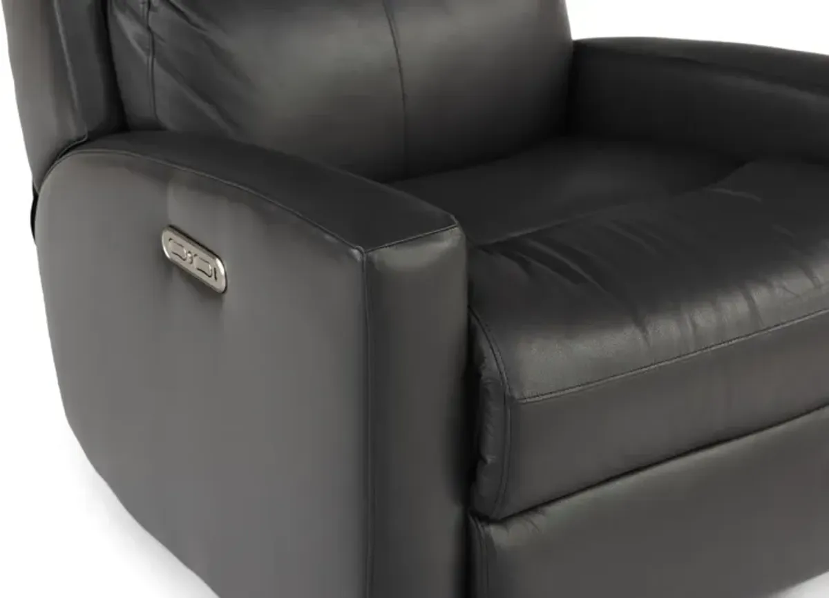 Catalina Leather Power Rocker Recliner