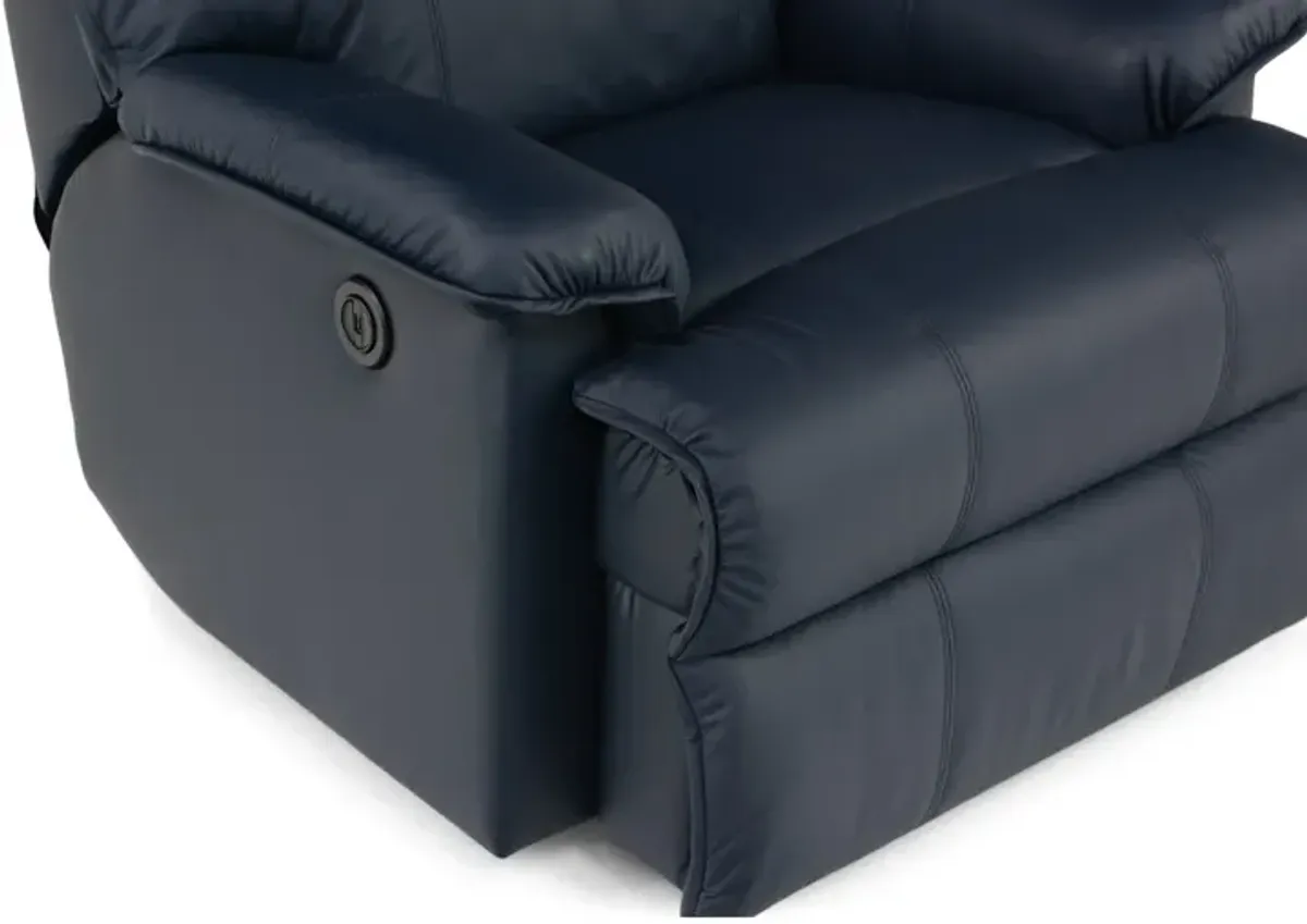 Geneva Leather Power Rocker Recliner