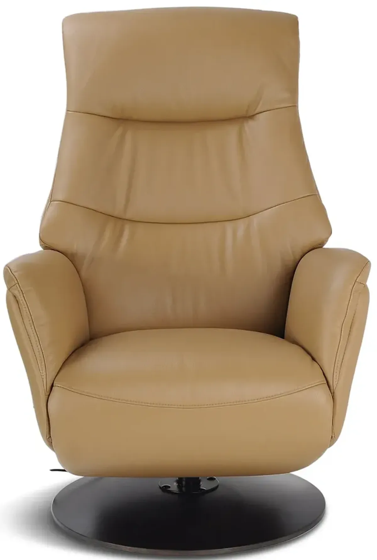 Connor Leather Zero Gravity Power Swivel Recliner - Cinnamon