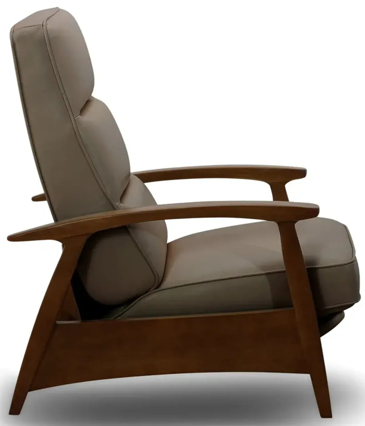 Temple Leather Push Back Recliner