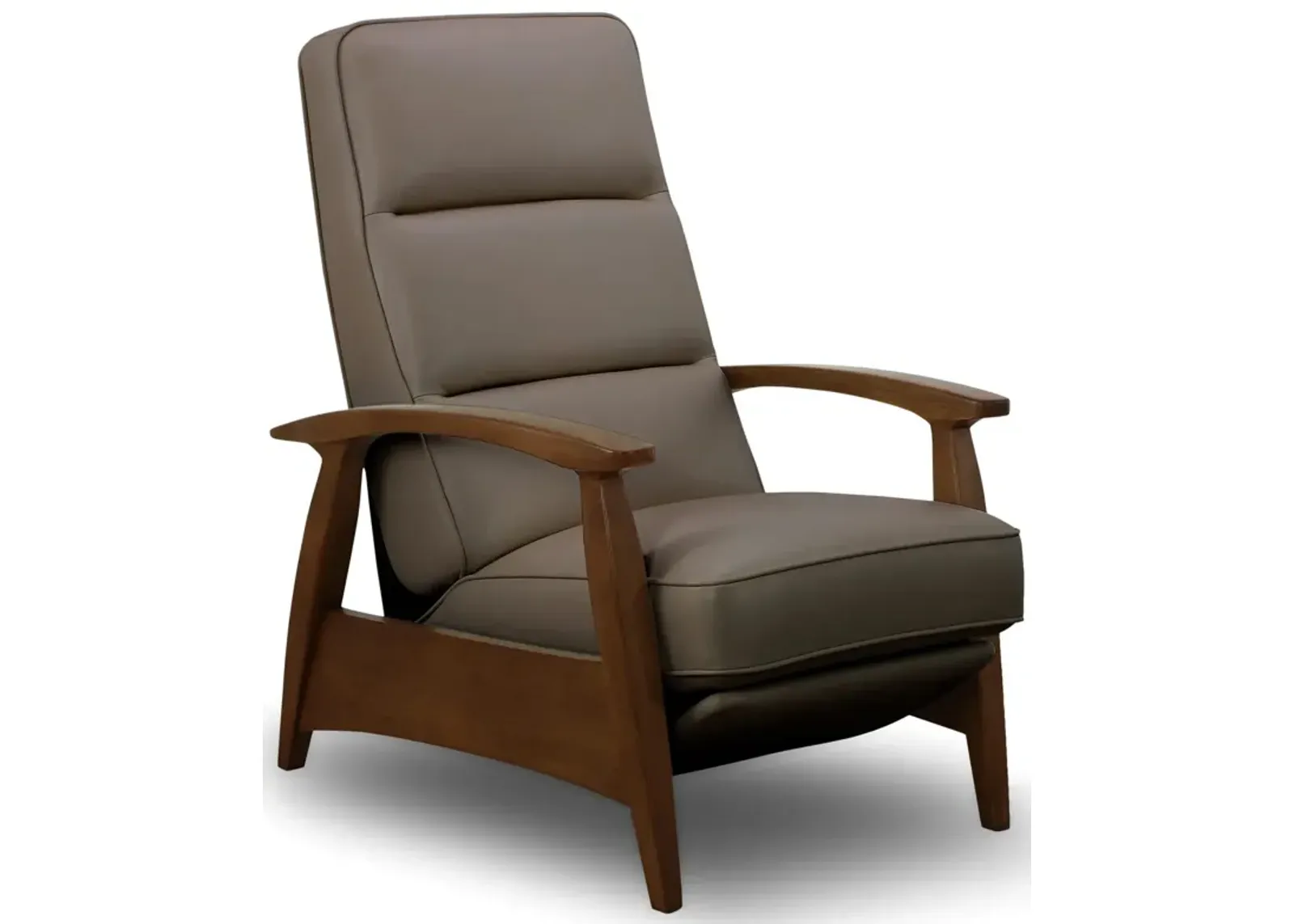 Temple Leather Push Back Recliner