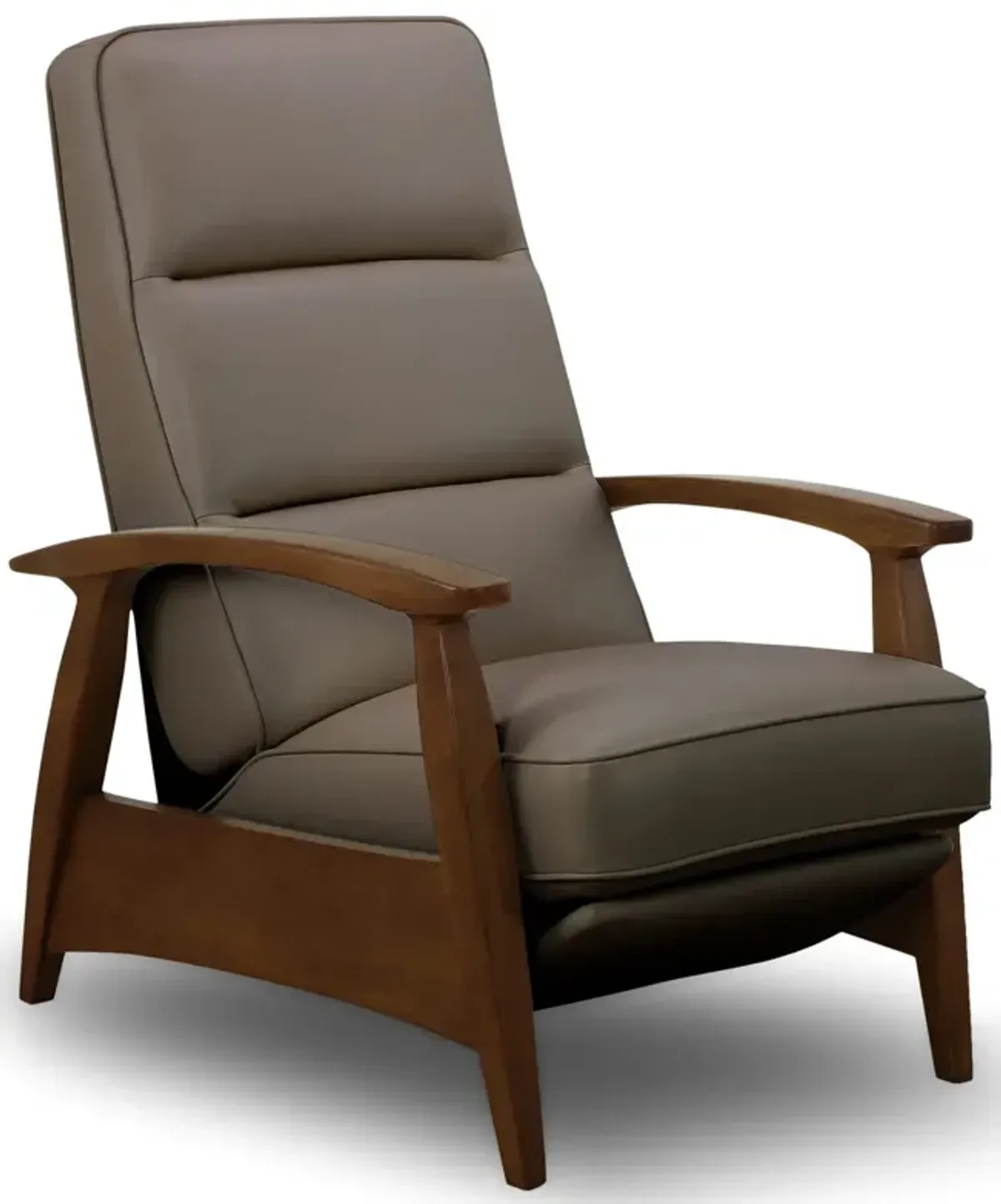 Temple Leather Push Back Recliner