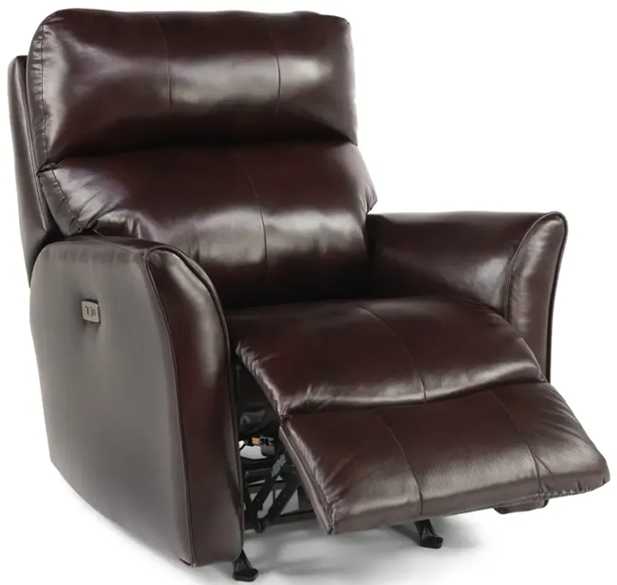 Linus Leather Power Rocker Recliner