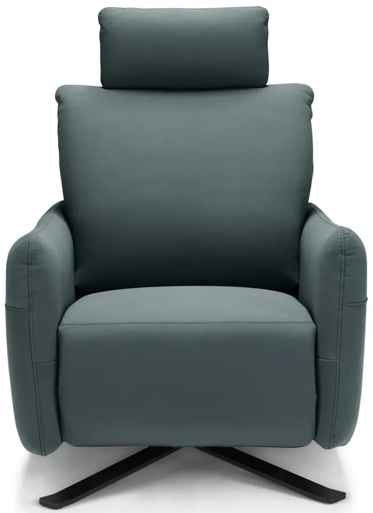 Keta Leather Power Recliner - Greenblue