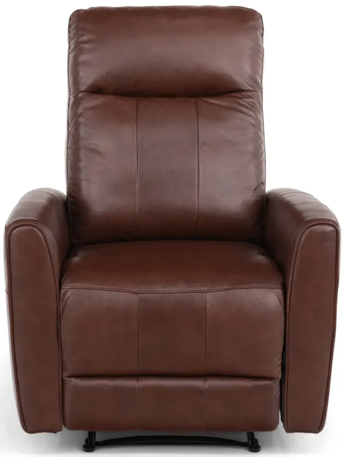 Apollo Leather Power Recliner - Chestnut