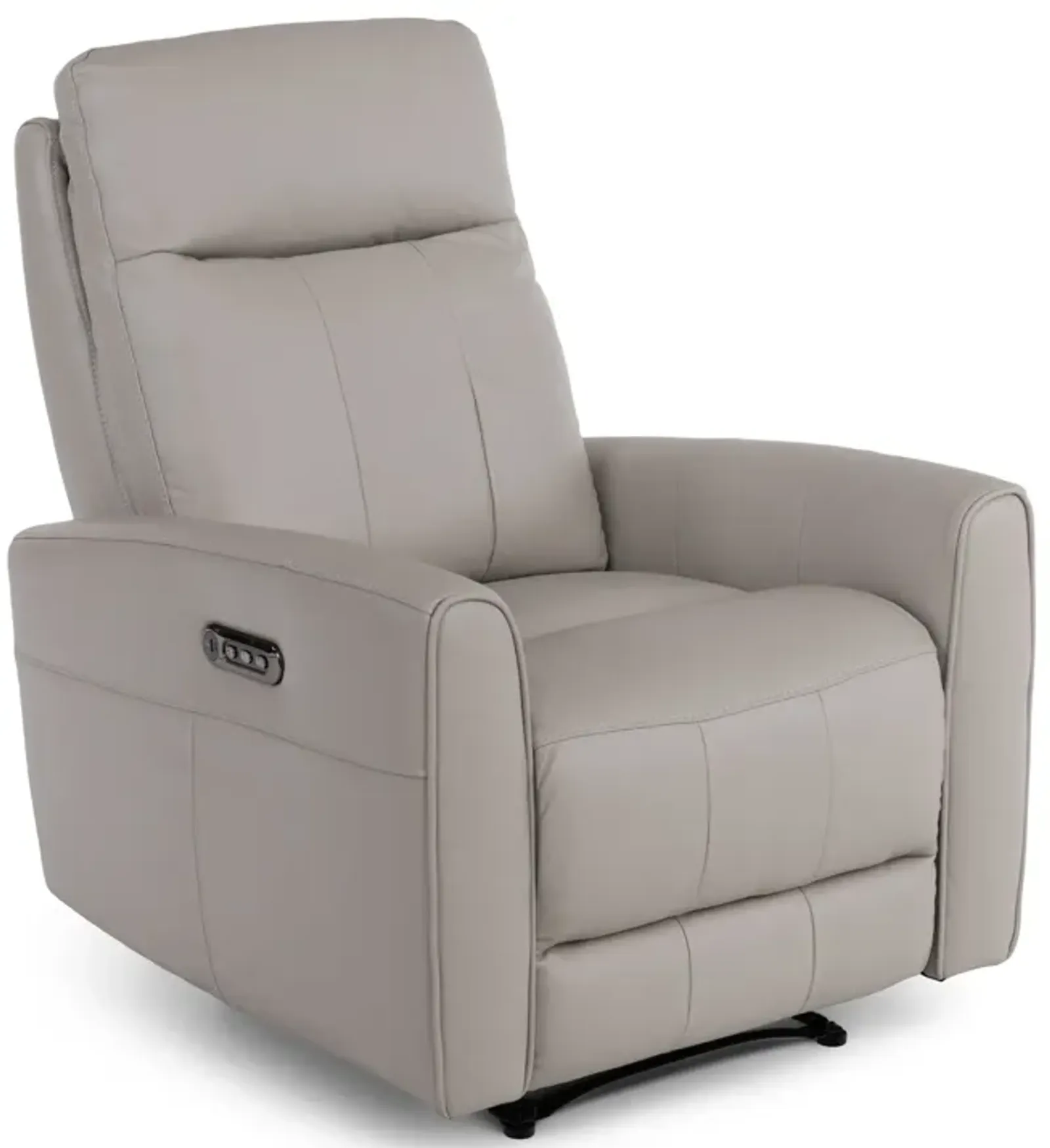 Apollo Leather Power Recliner - Gray