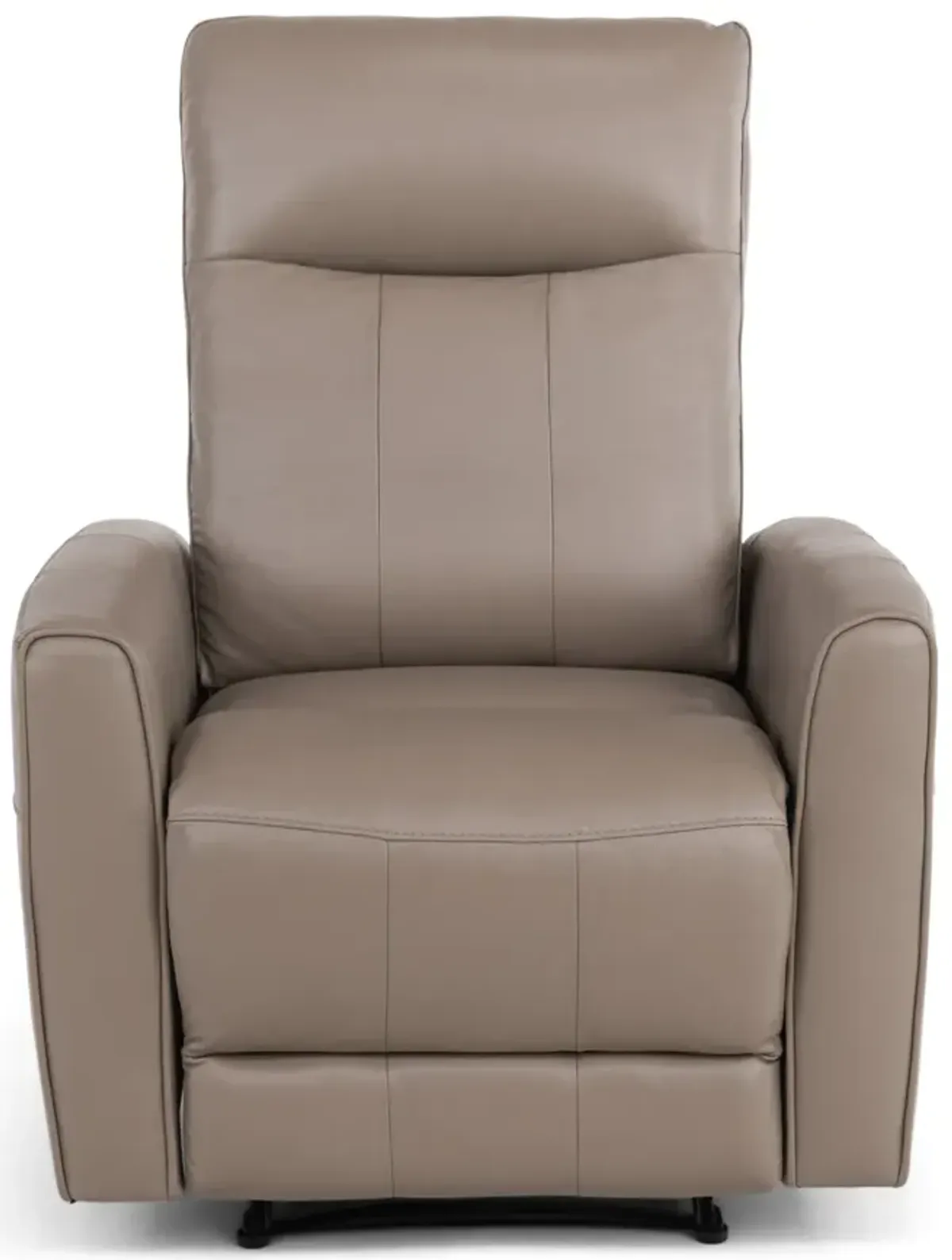 Apollo Leather Power Recliner - Greige