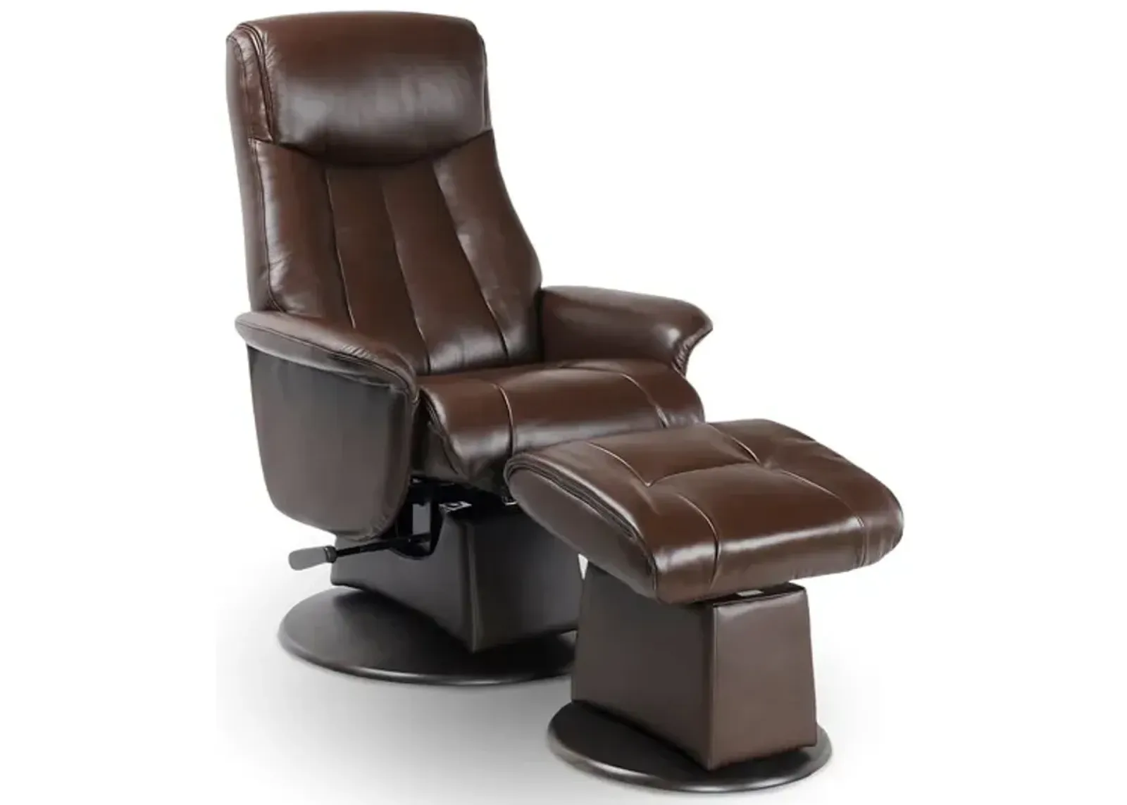 Zoey Manual Swivel Glider Recliner - Brown