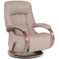 Mosel Leather Power Swivel Recliner