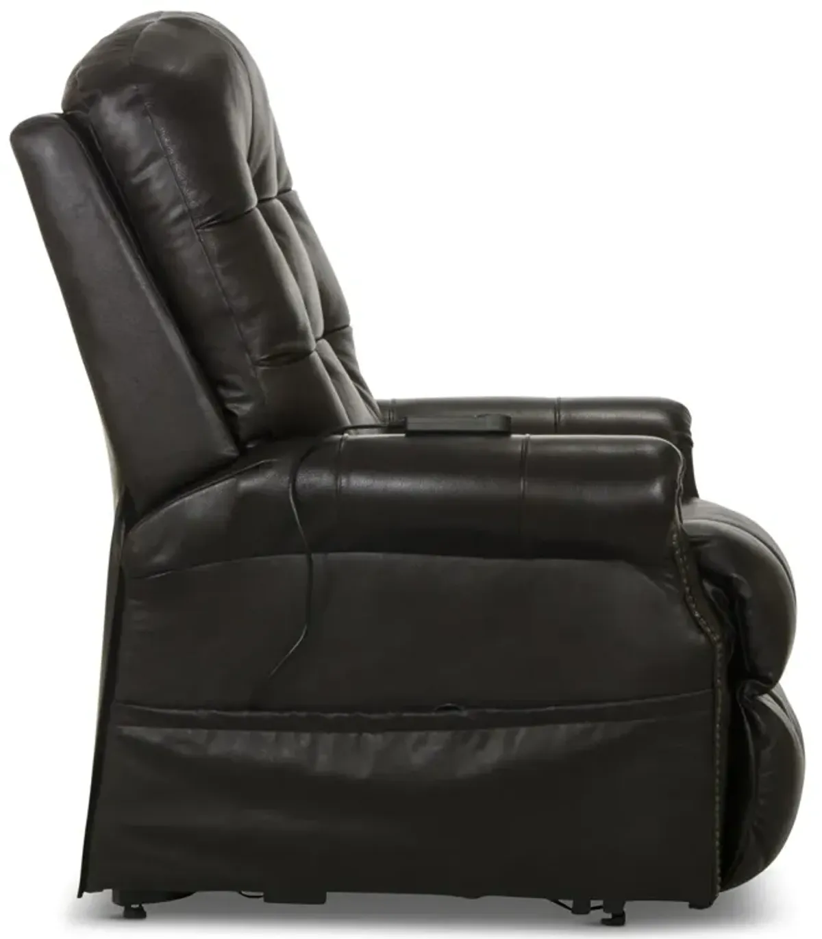 Watt Leather Power  Lay Flat  Lift Chair Recliner - Chocolate